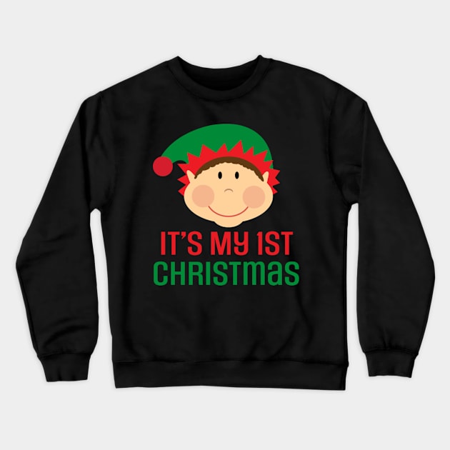 My 1st Christmas Crewneck Sweatshirt by D3monic